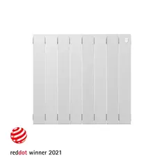 Радиатор Royal Thermo Pianoforte 500/100 биметалл 8 секций боковое подключение цвет белый