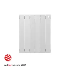 Радиатор Royal Thermo Pianoforte 500/100 биметалл 6 секций боковое подключение цвет белый