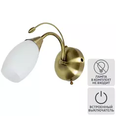 Бра Eurosvet Ginevra 22080/1 цвет античная бронза