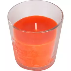 Свеча ароматизированная в стакане «Апельсин с бергамотом» Без бренда