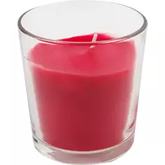 Свеча ароматизированная в стакане Клубника Без бренда