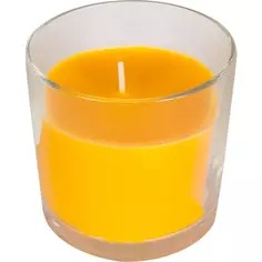 Свеча ароматизированная в стакане «Персик» Без бренда