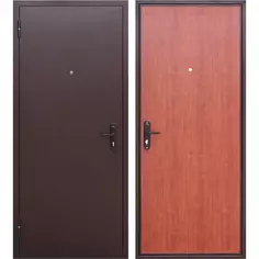 Дверь входная металлическая Стройгост 5, 960 мм, левая, цвет рустикальный дуб Без бренда