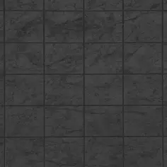 Листовая панель МДФ Мрамор антрацит 2440x1220x3 мм 2.98 м² Стильный Дом