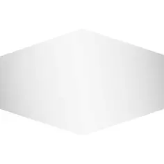 Зеркальная плитка Omega Glass NNLM71 сота 30x20 см глянцевая цвет серебро 1 шт. Без бренда