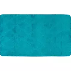 Коврик для ванной Bath Plus Лана 70х120 см цвет бирюзовый