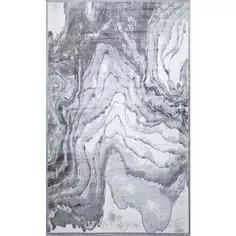 Ковер вискоза Рим 618W 160x235 см цвет светло-серый Ctim