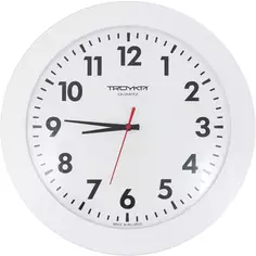 Часы настенные «Эконом» цвет белый, 30.5 см Troykatime