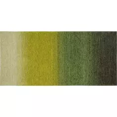 Коврик Сабрина 258 75х160 см латекс/шенилл цвет зелёный/жёлтый Ctim