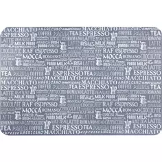 Салфетка-скатерть Фраппе 60x90 см прямоугольная ПВХ цвет серый Без бренда