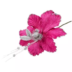 Украшение на спице «Цветок», 40 см, цвет лиловый Без бренда