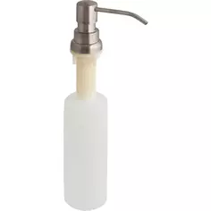 Дозатор для жидкого мыла врезной 350 мл цвет прозрачный Без бренда