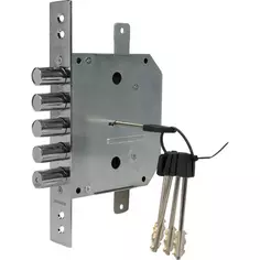 Замок врезной Border 72201-ЗВ8-6КП5Т/15, цвет хром