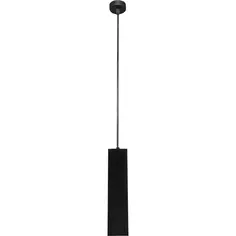 Светильник подвесной 1 м² GU10 призма цвет черный СВЕТКОМПЛЕКТ