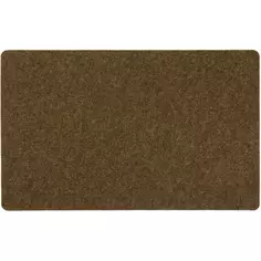 Коврик Флорт Офис 49x80 см полипропилен цвет тёмно-коричневый Без бренда