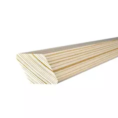 Брусок скошенный сращенный 28x40x2200 мм хвоя сорт Экстра без сучков АРЕЛАН