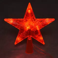 Электрогирлянда светодиодная Balance «Звезда» для дома 10 ламп 3.5 м, цвет красный
