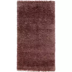 Ковер полиэстер Ribera 60x110 см цвет темно-розовый Без бренда