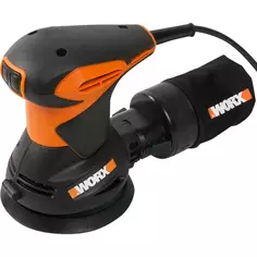 Эксцентриковая шлифмашина Worx WX652.1, 125 мм, 300 Вт