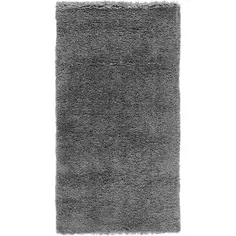 Ковер полиэстер Ribera 60x110 см цвет темно-серый Без бренда