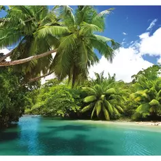 Фотообои 3D Flizart «Тропический остров», флизелиновые, 300x280 см Fbrush
