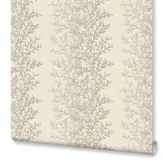 Обои флизелиновые Euro Décor Thea бежевые 1.06 м 7013-01
