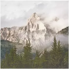 Картина на холсте «Горный пейзаж» 30x30 см Без бренда