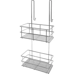 Полка для душевой кабины Swensa Caddy SWR-1006 двухъярусная металл цвет хром