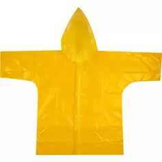 Плащ-дождевик детский ГП6-3-Ж цвет желтый 6-8 лет Без бренда