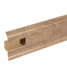 Плинтус напольный «Дуб Небраска» 5.2 см 2.5 м Без бренда