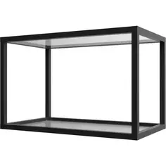 Полка-каркас для кухни 38.4x35x60 см алюминий/стекло Delinia