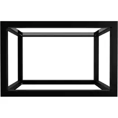 Полка-каркас для кухни 25.6x35x40 см алюминий/стекло Delinia