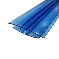 Профиль соединительный неразъемный 8 мм 3 м синий Novattro
