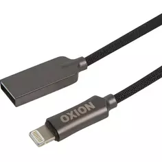 Кабель Oxion USB-Lightning 1 м цвет черный