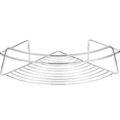 Полка для ванной ЧМЗ Модулус 502-004-01 угловая 22.5x22.5x9.8 см цвет хром Без бренда