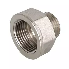 Переходник 1 1/4"х1/2" никелированная латунь В/Н VTr.592.N.0704 Valtec