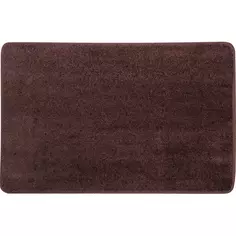 Коврик для ванной комнаты Presto 45x70 см цвет коричневый Без бренда