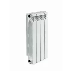Радиатор Rifar Alum 500 алюминий 4 секции боковое подключение цвет белый