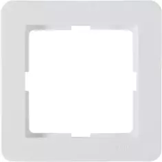 Рамка для розеток и выключателей Systeme Electric W59 Deco 1 пост, цвет белый