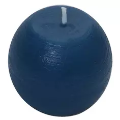 Свеча-шар «Рустик» 6 см цвет тёмно-синий Без бренда