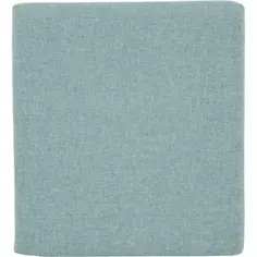 Подушка на сидение Рогожка 34x38 см полиэстер цвет сине-зеленый Без бренда