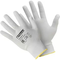 Перчатки рабочие тонкие для поклейки обоев нейлоновые размер 10 Без бренда