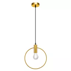 Светильник подвесной Nadin, 1 лампа, 5 м², цвет бронза/прозрачный Lamplandia