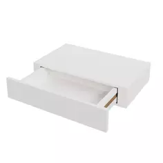 Полка мебельная Spaceo White 40x25x8 см МДФ цвет белый