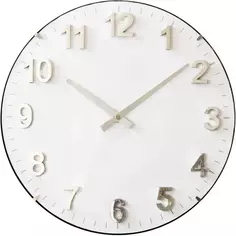 Часы настенные Apeyron PL200-926 ø30.5 см пластик цвет белый Без бренда