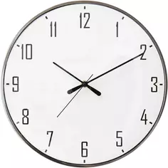 Часы настенные Apeyron ML200-916 ø33 см металл цвет серебристый Без бренда