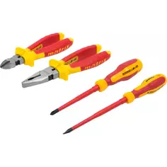 Набор ручных диэлектрических инструментов, 4 предмета Без бренда