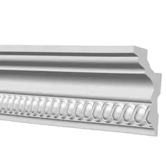 Плинтус потолочный полистирол инжекционный Format 207570 белый 39x64x2000 мм
