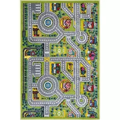 Ковер полипропилен Art Kids LM11 100x150 см цвет зеленый Без бренда