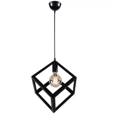 Светильник подвесной КС30101/1P, 1 лампа, 3 м², цвет чёрный КЛЮЧНИК
